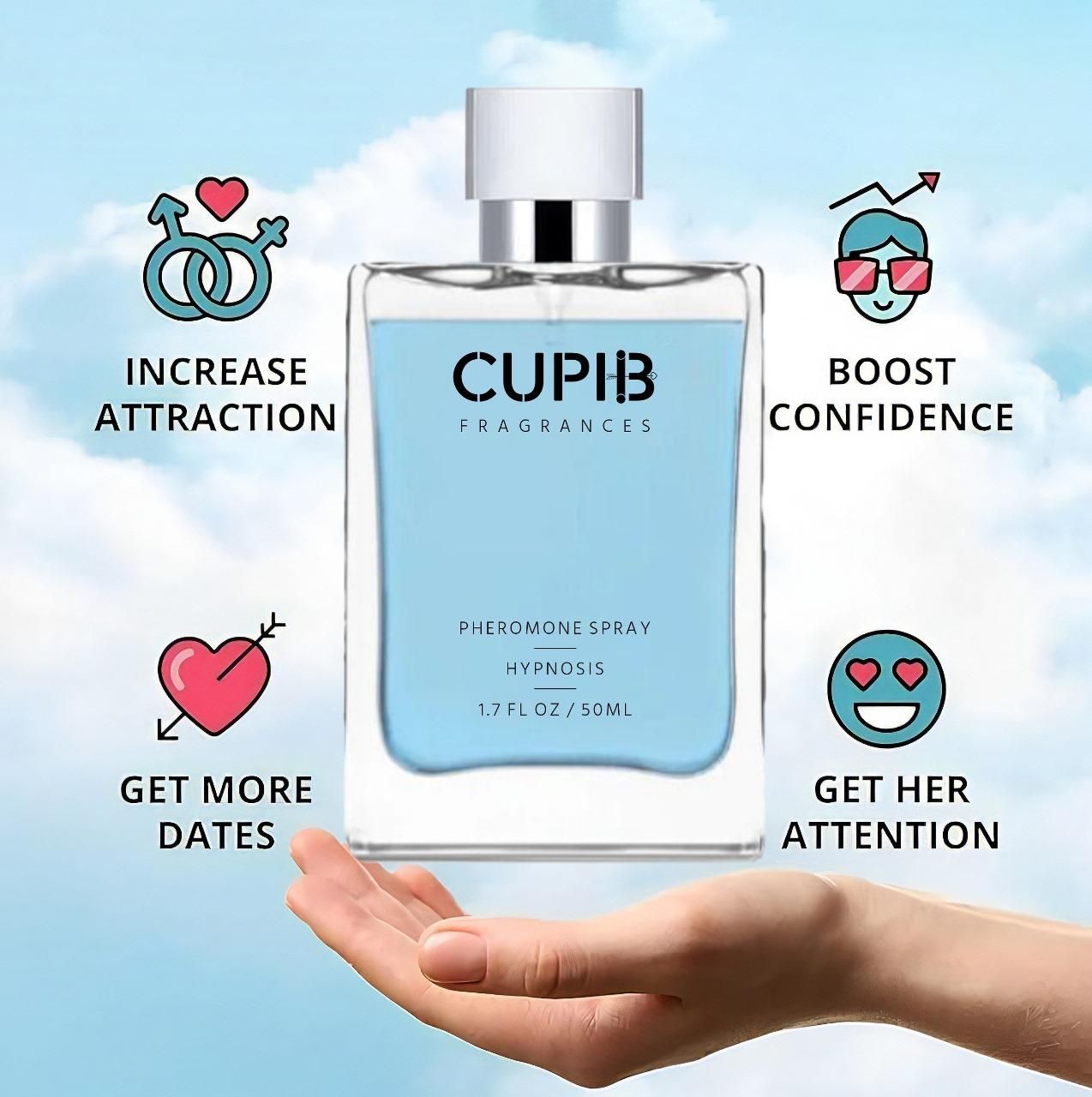 OFFICIAL Cupid® Pheromone Cologne For Men | Imported From USA 🇺🇸